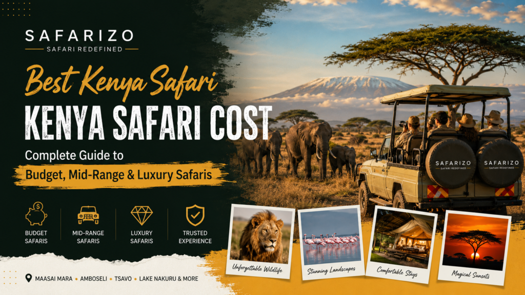 Kenya Safari Cost: Complete Guide to Budget, Mid-Range & Luxury Safaris